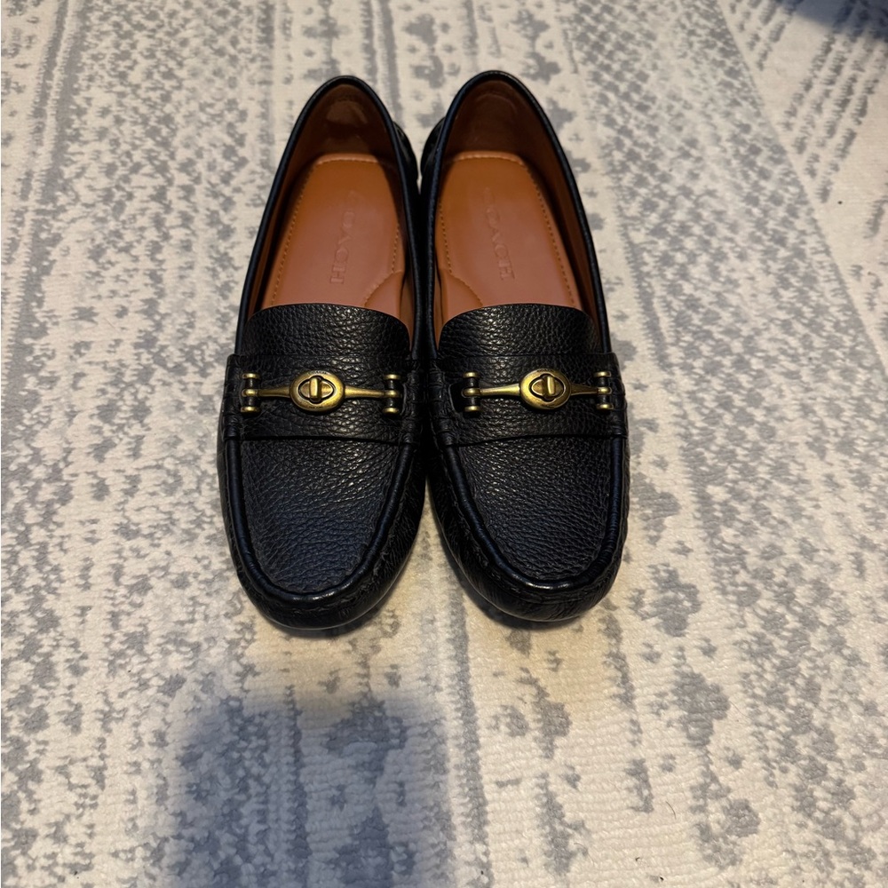 COACH Women's Crosby Driver Turnlock Flats - Picture 4 of 9